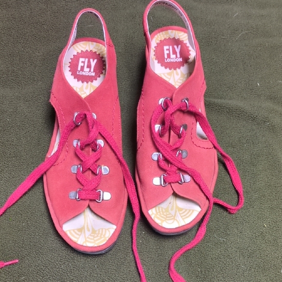Fly London Shoes - Fly London Women's Terracotta Lace-Up Sandals